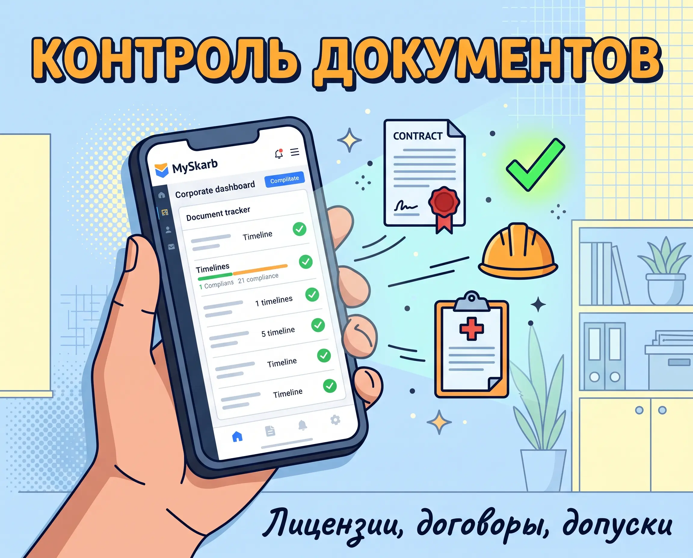 Контроль корпоративных документов