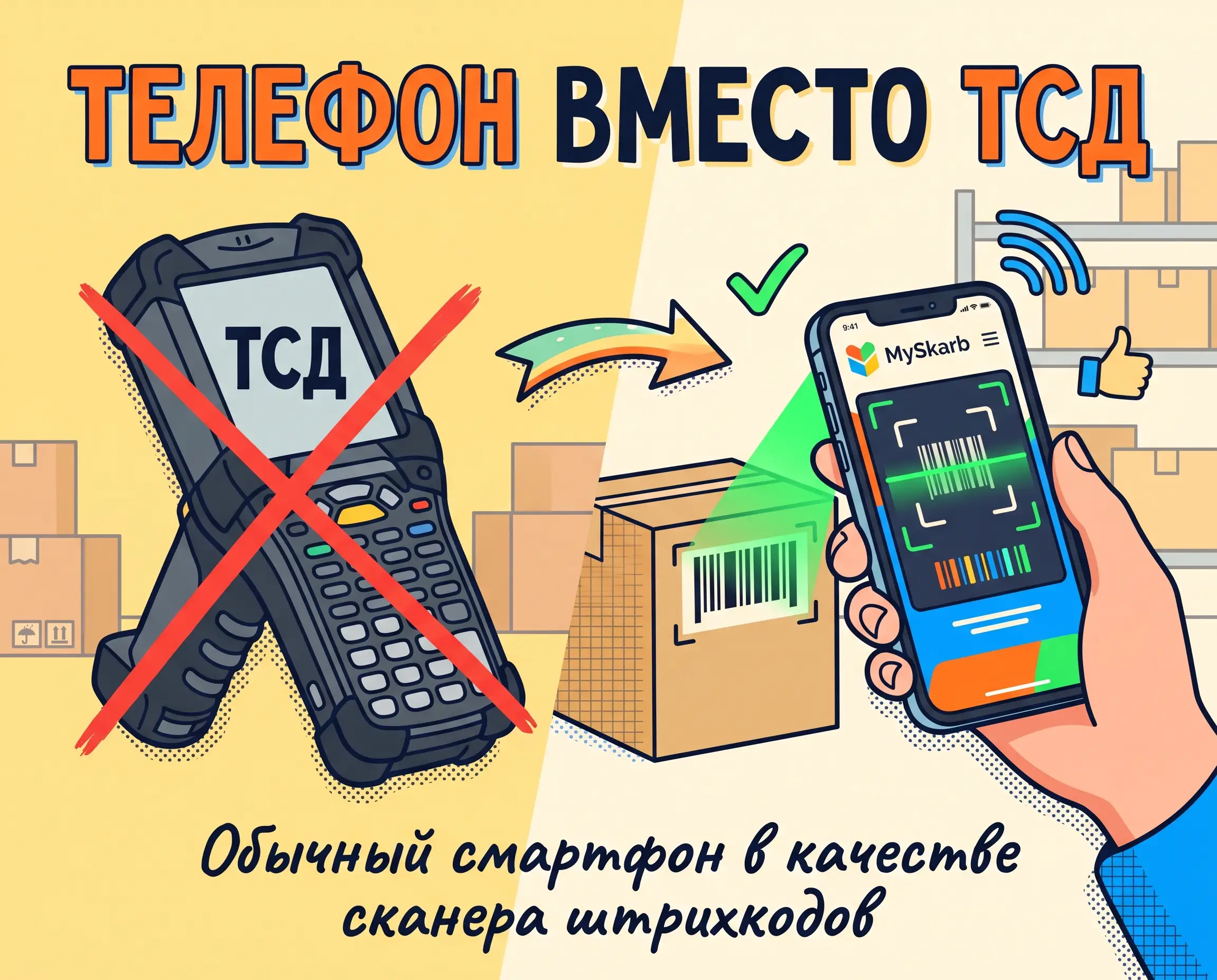 Смартфон вместо ТСД