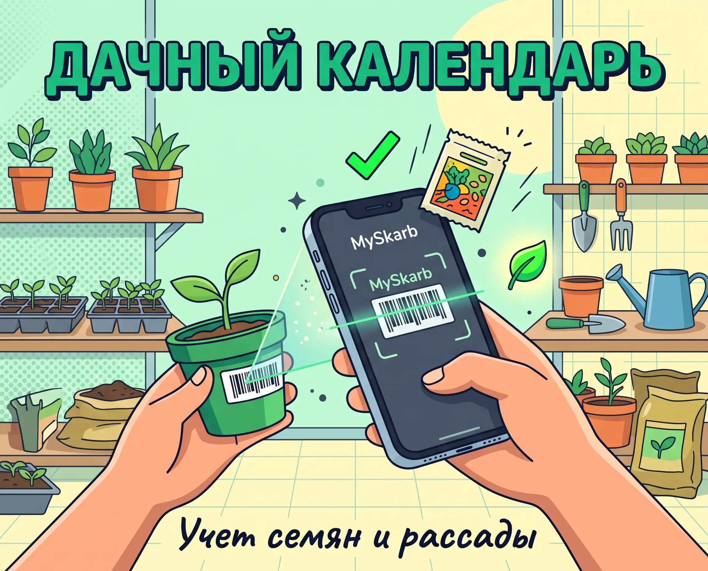 Дачный календарь и семена